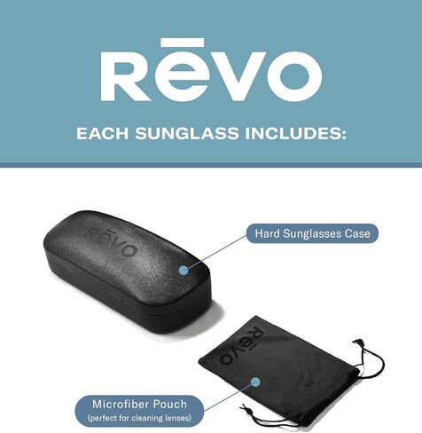 Revo Sunglasses Atlas: Polarized Crystal Glass Lens with Square Frame in Saudi Arabia