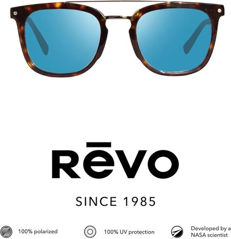 Revo Sunglasses Atlas: Polarized Crystal Glass Lens with Square Frame in Saudi Arabia