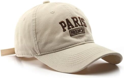 Baseball Cap Running Cap Dad Hat Paris Baseball Hat Adjustable Clip for Universal Fit in Kuwait