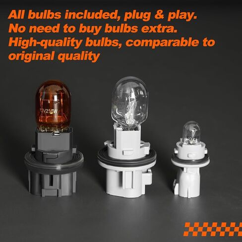 زوج من مصابيح خلفية سوداء من Mayello مع مصابيح مناسبة لشاحنات Toyota Tacoma 2016-2023، استبدال التوصيل والتشغيل in Kuwait