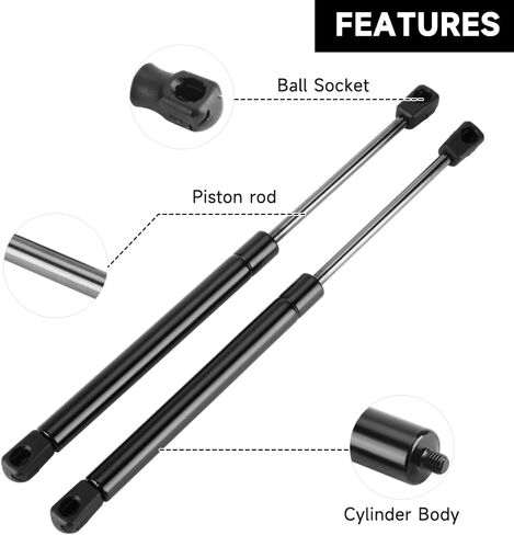 Front Hood Lift Supports Struts Gas Shock Spring - Compatible for Kia VQ Sedona 2006-2014 for Hyundai Entourage 2007-2010 - Replace Part 811614D000 Set of 2 in Saudi Arabia