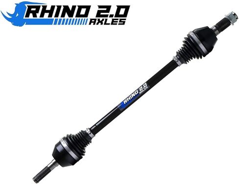 SuperATV Heavy Duty Rhino 2.0 Front Right Axle Compatible with 2020+ Can-Am Defender HD 10, Stronger Than Stock, Constructed with Chromoly Steel, Increase in Shaft Size, See Fitment in Saudi Arabia