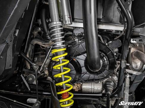 SuperATV Tender Springs for 2019-2021 Polaris RZR XP Turbo 4 Seat | USA Made | 510 lb. Front and 440 lb. Rear Spring Rate | USA Made in Saudi Arabia