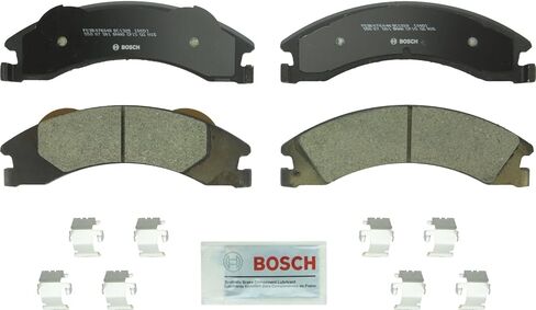 مجموعة وسادات فرامل قرص السيراميك الفاخرة من BOSCH BC1329 - متوافقة مع سيارات مختارة Ford E-150، E-250، E-350 Super Duty؛ مؤخرة in Saudi Arabia