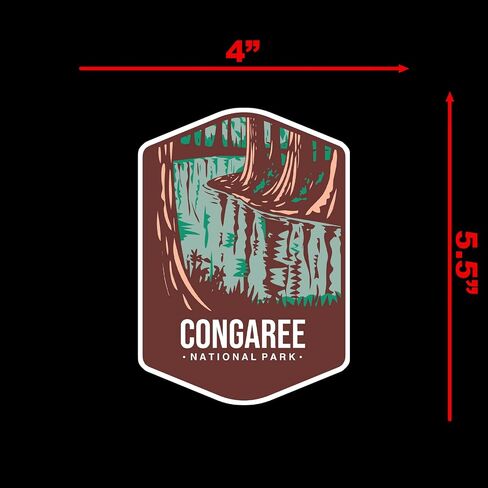 Congaree National Park Sticker Decal Notebook Car Laptop 4"x5.5" (Color) in Kuwait