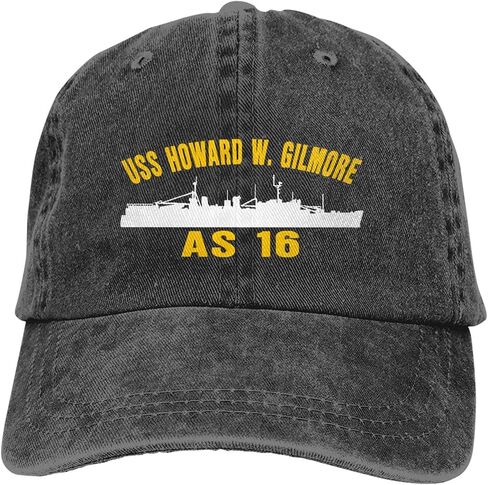 USS Howard W Gilmore AS 16 للجنسين قبعة بيسبول كلاسيكية قبعة رعاة البقر قبعة كلاسيكية in Saudi Arabia