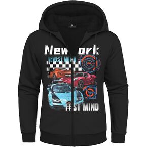 سترة بغطاء للرأس من الفلانيل للرجال ثقيلة الوزن من الصوف، سترة مبطنة بسحاب كامل وسميك من الشيربا in Kuwait