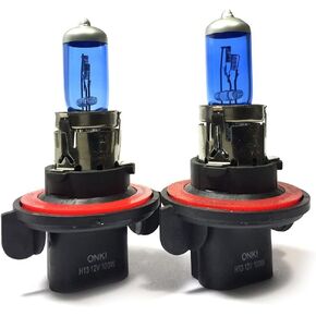 WTG H13 9008 100W Super White Xenon Halogen Headlight Bulbs – High/Low Beam, 5000K Bright White, Long-Lasting, DOT Approved, Vehicle-Specific Fit (2-Pack) in Saudi Arabia