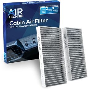 AirTechnik CF10388 Cabin Air Filter w/Activated Carbon | Fits 2004-2015 Nissan Titan, 2005-2015 Armada, 2012-2014 NV2500, 2012-2014 NV3500, 2004-2010 Infiniti QX56 in Kuwait