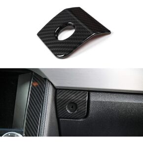 JeCar for Mustang Carbon Fiber Passenger Storage Box Switch Button Panel Trim Cover for 2015-2023 Ford Mustang Interior Accessories in Saudi Arabia