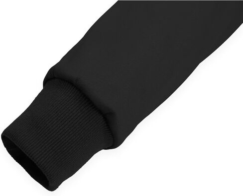 سترة بغطاء للرأس من الفلانيل للرجال ثقيلة الوزن من الصوف، سترة مبطنة بسحاب كامل وسميك من الشيربا in Kuwait