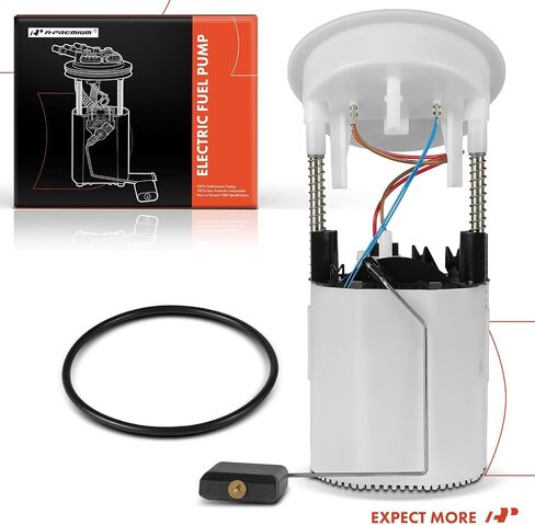 A-Premium Electric Fuel Pump Module Assembly w/Sending Unit Compatible with BMW E81 E82 E88 E90 E91 E92 E93 120i 125i 130i 135i 320i 323i 325i 330i 335i, 2 Tube Ports in Saudi Arabia