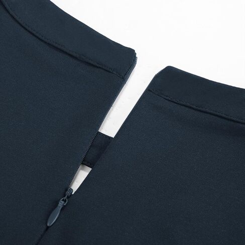 بلوزات من Belle Poque Peplum للنساء مناسبة للعمل كاجوال بيبي دول مكشكشة وأكمام طويلة وفتحة رقبة مستديرة in Saudi Arabia