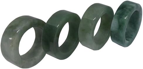 Handmade Natural Imperial Style Jade Ring for Men - Lucky Gift in Saudi Arabia