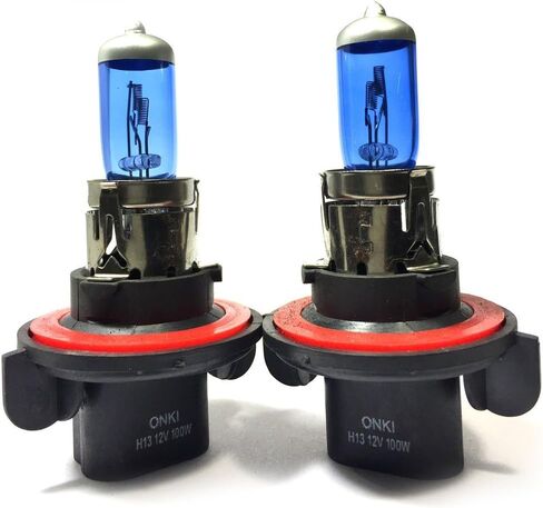WTG H13 9008 100W Super White Xenon Halogen Headlight Bulbs – High/Low Beam, 5000K Bright White, Long-Lasting, DOT Approved, Vehicle-Specific Fit (2-Pack) in Saudi Arabia