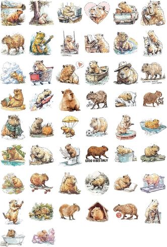 100 Pack Fish Stickers, Fishing Stickers for Laptop, Phone, Car, Water Bottle, Stickers for Fish Lovers in Kuwait
