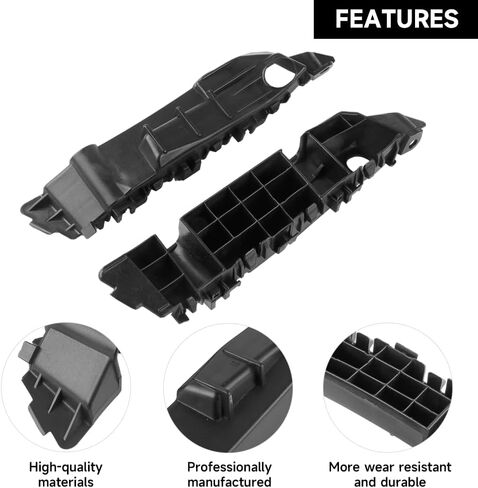 Front Bumper Bracket Bumper Mount Support Bracket - Compatible for Hyundai Elantra 1.4L L4 - Gas, 1.6L L4 - Gas, 2.0L L4 - Gas 2019-2020 - Replace Part 86513F2AA0, 86514F2AA0 in Saudi Arabia