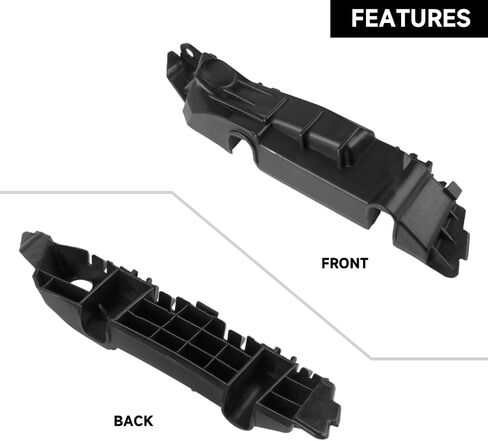 Front Bumper Bracket Bumper Mount Support Bracket - Compatible for Hyundai Elantra 1.4L L4 - Gas, 1.6L L4 - Gas, 2.0L L4 - Gas 2019-2020 - Replace Part 86513F2AA0, 86514F2AA0 in Saudi Arabia