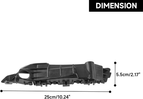 Front Bumper Bracket Bumper Mount Support Bracket - Compatible for Hyundai Elantra 1.4L L4 - Gas, 1.6L L4 - Gas, 2.0L L4 - Gas 2019-2020 - Replace Part 86513F2AA0, 86514F2AA0 in Saudi Arabia