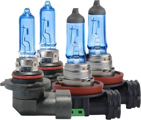 Halogen Headlight Bulbs Replacement for Honda CR-V CRV 2015 2016 2017 2018 2019 2020 2021 2022 2023,High Beam 9005/Hb3, Low Beam H11 Lights, 6000k White, 120% Brightness, 4 Pack in Kuwait