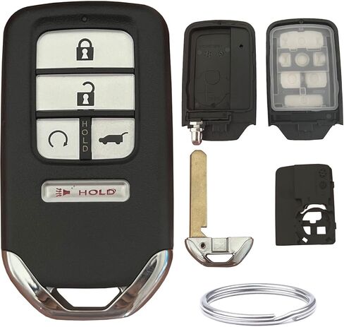 Replacement for Honda Key Fob Shell Cover Fits for 2013-2018 Honda Accord Civic CR-V CR-Z HR-V Pilot Keyless Entry Key Fob Case (4-Button) in Saudi Arabia
