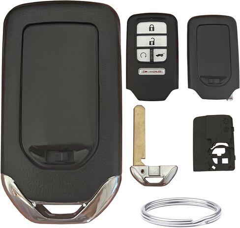 Replacement for Honda Key Fob Shell Cover Fits for 2013-2018 Honda Accord Civic CR-V CR-Z HR-V Pilot Keyless Entry Key Fob Case (4-Button) in Saudi Arabia