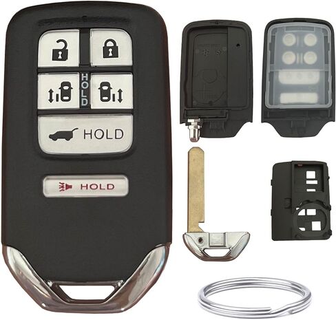 Replacement for Honda Key Fob Shell Cover Fits for 2013-2018 Honda Accord Civic CR-V CR-Z HR-V Pilot Keyless Entry Key Fob Case (4-Button) in Saudi Arabia