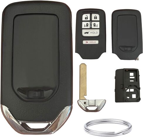 Replacement for Honda Key Fob Shell Cover Fits for 2013-2018 Honda Accord Civic CR-V CR-Z HR-V Pilot Keyless Entry Key Fob Case (4-Button) in Saudi Arabia