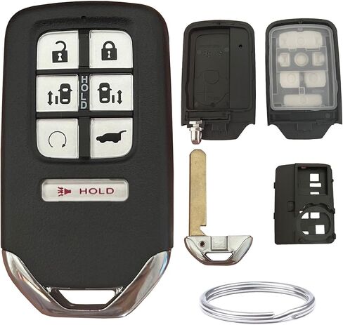 Replacement for Honda Key Fob Shell Cover Fits for 2013-2018 Honda Accord Civic CR-V CR-Z HR-V Pilot Keyless Entry Key Fob Case (4-Button) in Saudi Arabia
