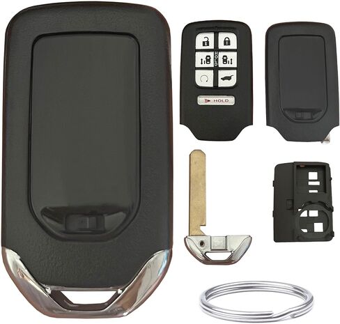 Replacement for Honda Key Fob Shell Cover Fits for 2013-2018 Honda Accord Civic CR-V CR-Z HR-V Pilot Keyless Entry Key Fob Case (4-Button) in Saudi Arabia