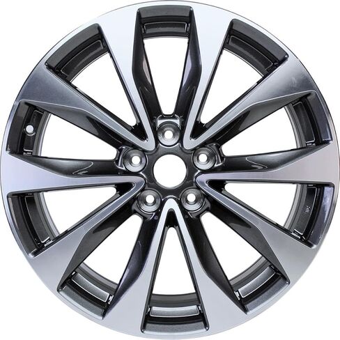 New Wheel 19x8.5 inch Rim For 2016-2020 Nissan Maxima Machined Face with Painted Charcoal Pockets 5 x 114.3 mm10 Spoke in Saudi Arabia
