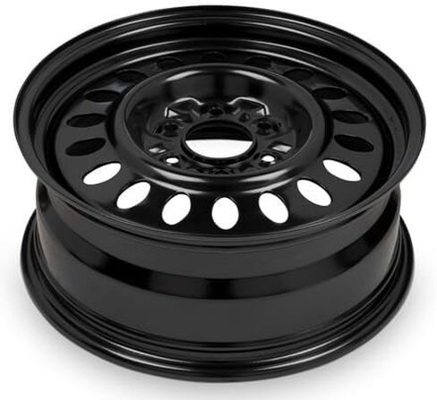 New OEM Replacement Wheel for 2002-2009 Chevrolet Trailblazer 17x7 inch Steel Rim Painted Black Fit 245/65R17 in Saudi Arabia