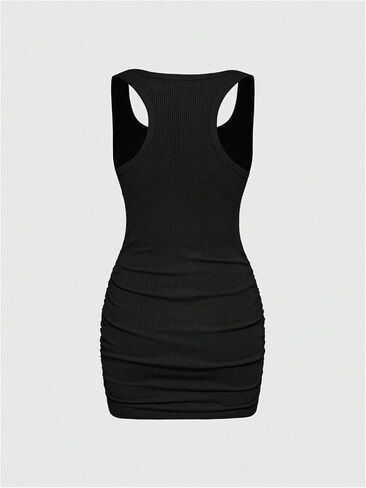 Women's 2025 Tank Mini Dress Grunge Punk Rivet Bodycon Dresses Party Club Sleeveless Mini Dresses in Saudi Arabia