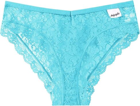 Valentine's Day Panties for Women Sexy See Through Lace Mesh Breathable Briefs High Waisted Hallow Out Underwear in Saudi Arabia