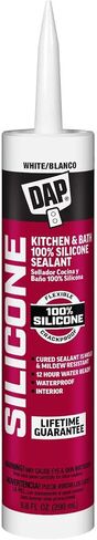 Dap 08640 Bathroom Silicone Rubber Caulk 9.8-Ounce White in Saudi Arabia