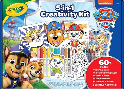 Crayola PAW Patrol Art Kit for Kids (45pcs), PAW Patrol Coloring Book Pages, PAW Patrol Stickers for Kids, PAW Patrol Toy, Kids Gift in Saudi Arabia