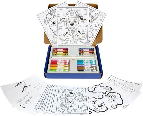 Crayola PAW Patrol Art Kit for Kids (45pcs), PAW Patrol Coloring Book Pages, PAW Patrol Stickers for Kids, PAW Patrol Toy, Kids Gift in Saudi Arabia