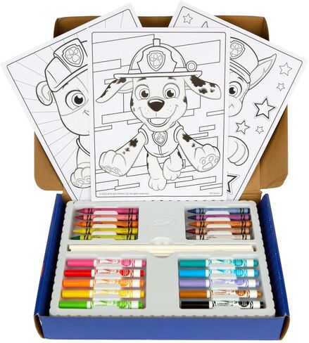 Crayola PAW Patrol Art Kit for Kids (45pcs), PAW Patrol Coloring Book Pages, PAW Patrol Stickers for Kids, PAW Patrol Toy, Kids Gift in Saudi Arabia