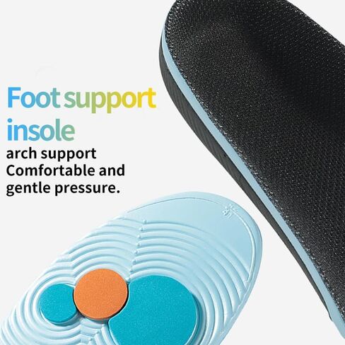 Arch Support Insoles for Men & Women - Orthotic Shoe Inserts for Work Boots, Flat Feet Relief, Shock Absorption - Heavy-Duty Comfort for Active Lifestyles (White, S(men5.5-6.5/women7-8)) in Saudi Arabia