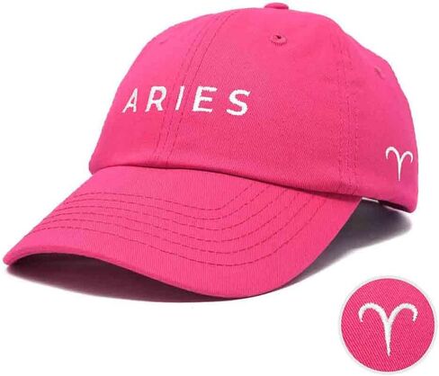 DALIX Aries Dad Hat قبعة بيسبول قطنية مطرزة بعلم التنجيم in Kuwait