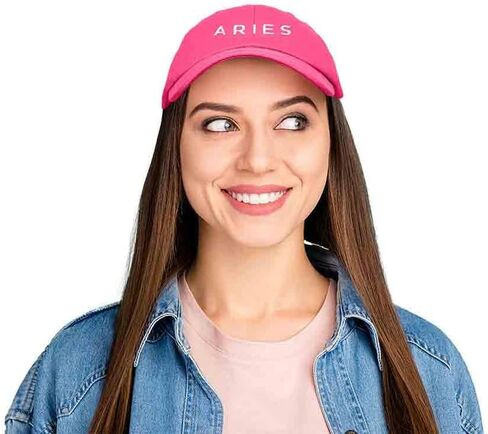 DALIX Aries Dad Hat قبعة بيسبول قطنية مطرزة بعلم التنجيم in Kuwait