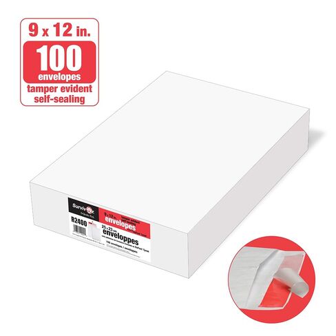 Quality Park R2420 Advantage Flap Stik Tyvek Mailer، 10 × 13، أبيض (صندوق من 100) in Kuwait