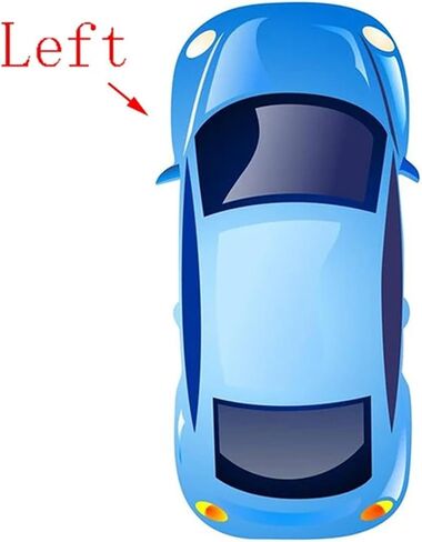 Left/Right Front Headlamp Lens Cover Compatible for Mitsubishi PAJERO V87 V93 V97 2007-2018 Transparent Lampshade Clear Headlight Cover(Only Righ) in Saudi Arabia