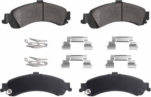 4PCS Rear Semi-Metal Brake Pads Compatible with CADILLAC Escalade 2002-2006 for Avalanche 1500 2002-2006 for Silverado 1500 2001-2006 for GMC Sierra 1500 2001-2006 in Saudi Arabia