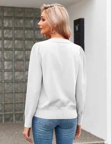 Women's 2025 Fall Lightweight Cardigan Sweater Button Down Knit Long Sleeve Jackets V Neck Open Front Cardigans for Dresses in Saudi Arabia