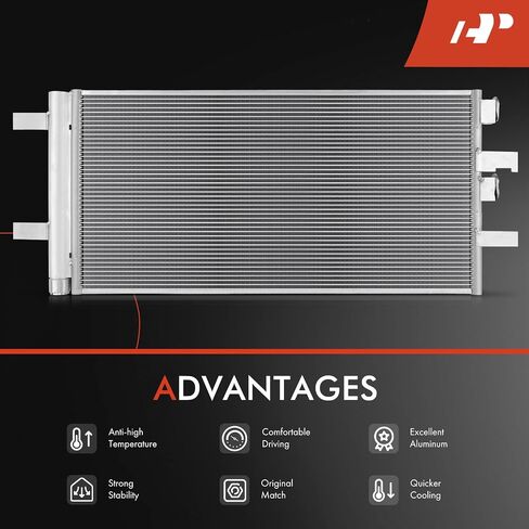 A-Premium A/C Condenser Replace# 4762 - Compatible with Mini Cooper 2014-2021, Cooper Clubman 2016-2021, 1.5L 2.0L in Saudi Arabia