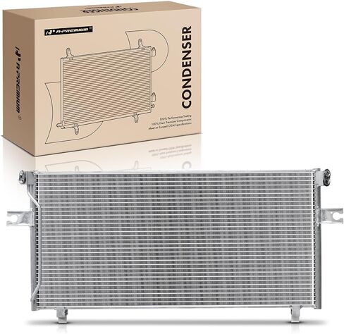 A-Premium Air Conditioning A/C Condenser Compatible with Nissan Altima 1998-2001 L4 2.4L, Replace# 4894, 4979, 921109E000 in Saudi Arabia