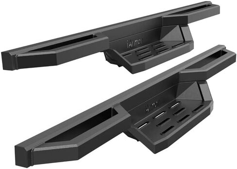 APS Stainless Steel 6.5in Side Bars Pocket Steps Square Tube Rocker Guards Compatible with Silverado Sierra Regular Cab 19-25 in Saudi Arabia
