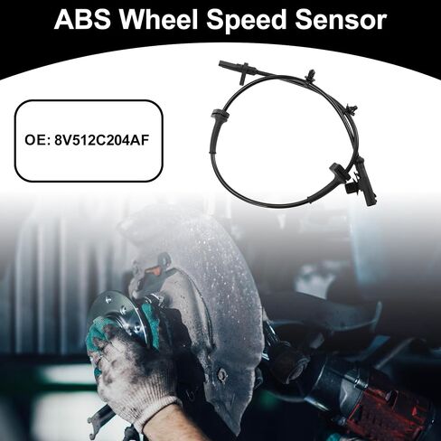 ABS Wheel Speed Sensor Front Left or Front Right ABS Sensor Anti-Lock Braking System Sensor No.8V512C204AF for Ford Fiesta Mk7 2008-2017 in Saudi Arabia