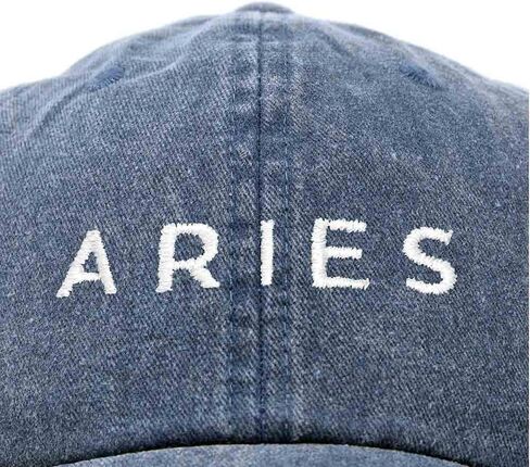 DALIX Aries Dad Hat قبعة بيسبول قطنية مطرزة بعلم التنجيم in Kuwait